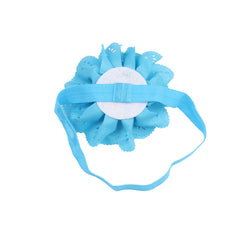 Diadema de flores para bebé hecha a mano