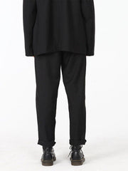 Mid Waist Straight Pants