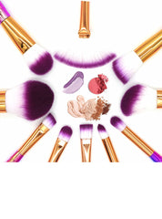 Mermaid Makeup Brush Set Fish Tail Foundation