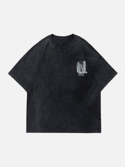Spray Paint Washed Graphic Tee