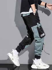 Techwear Patchwork Pockets Cargo Pants