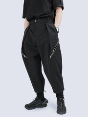Fake Two Piece Drawstring Pants