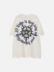 Dark Style Star Graphic Tee