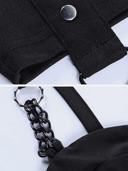 Chain Shoulder Strap Vest