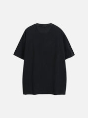 Dark Inverted Triangle Irradiation Cotton Graphic Tee