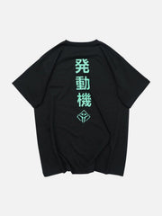 Cyberpunk Devil Embroidery Tee
