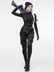 Techwear Slim Ribbons Short Sleeve T-shirt