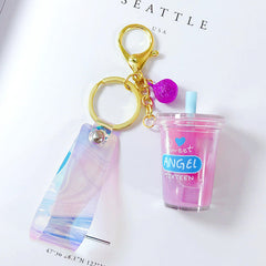 Milchteetasse Treibsand Schlüsselanhänger