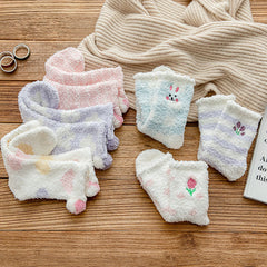 Calcetines de piel de invierno para mujer