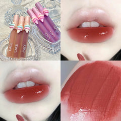 Brillo labial con efecto espejo de helado
