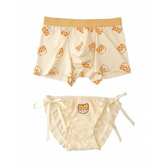 Lindas bragas de pareja de tigres