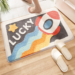 Modern Simplicity Flocking Carpet