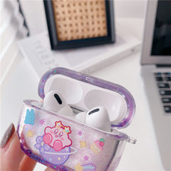 Estuche para Airpods Purple Planet Kirby Quicksand
