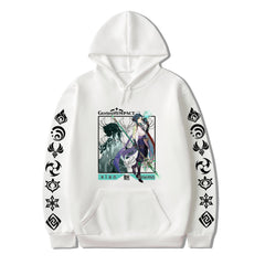 Sudadera con capucha de Genshin Impact Xiao Elements