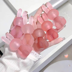 Gegebear Bear Cute Rabbit Fur Matte Lipgloss