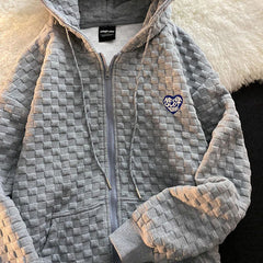 Waffel-Kapuzenjacken