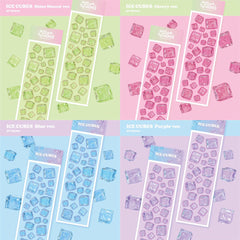 Bonita pegatina de cubo de hielo