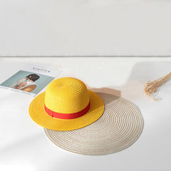 Anime One Piece Cosplay Luffy Sombrero de Paja