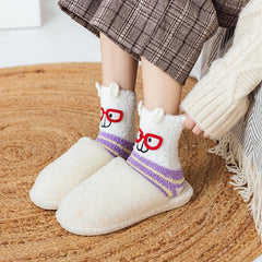 Bodensocken mit Tierpersönlichkeit