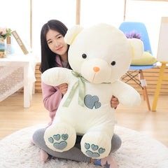 Oso de peluche de 45 a 110 cm para pareja, muñeco de peluche con forma de corazón, suave, regalo de Año Nuevo para novia o novio.