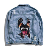 "Dog Head" Denim Jacket