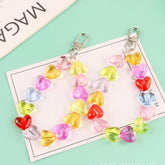 Llavero acrílico en forma de corazón