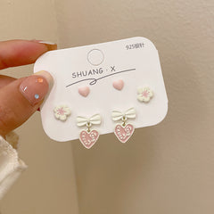 Süße rosa Blumen Ohrstecker