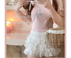 Top corto coqueto de Little Lover Kitty