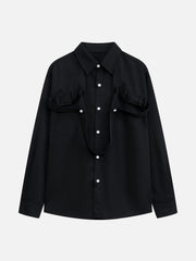 Ribbon Long Sleeve Shirt