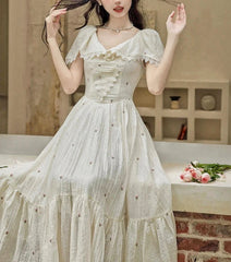 Vestido romántico de princesa Camellia Snowspring