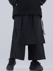 Dark Irregular Harem Pants