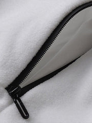 Polar Fleece Turtleneck Hoodie