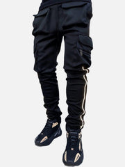 Function Reflective Strip Multi Pockets Pants