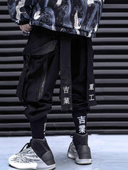 " Destruction god black angel " Cargo pants
