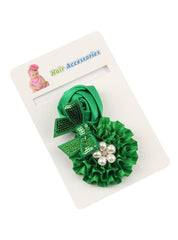 Diadema de flores para niñas, accesorios para el cabello con perlas rosas