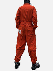 Function Removable Label Cargo Jumpsuit