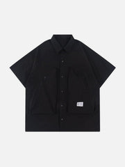 Big Pocket Zipper Shirt