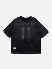 Fake Two Net Patchwork Tee