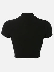 Techwear Slim Ribbons Short Sleeve T-shirt