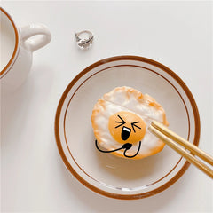 Estuche para Airpods con diseño de tortilla y personalidad creativa