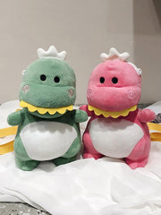 Bolsa de peluche de dinosaurio de algodón