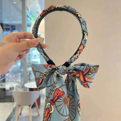 Diadema de cadena de satén vintage