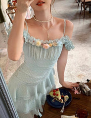 Vestido coqueto Heavenly Willow Fairycore