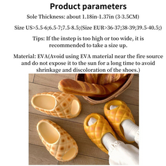 Pantuflas de piña kawaii