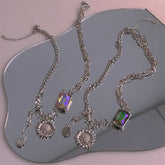 Collar de cristal de girasol