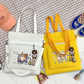 Tragetasche mit Mädchenmuster