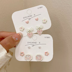 Süße rosa Blumen Ohrstecker