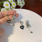 Cute Bear Star Earrings