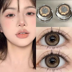 Romantic Sunset Brown 14.5mm Contact Lenses(6months wear)