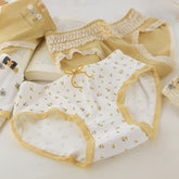 Yellow Flower Girl's Panties